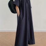 简约高级感连衣裙女2025十三行新款韩版梭织长裙